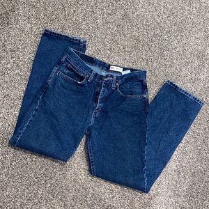 Wrangler Blue Straight Leg Jeans
